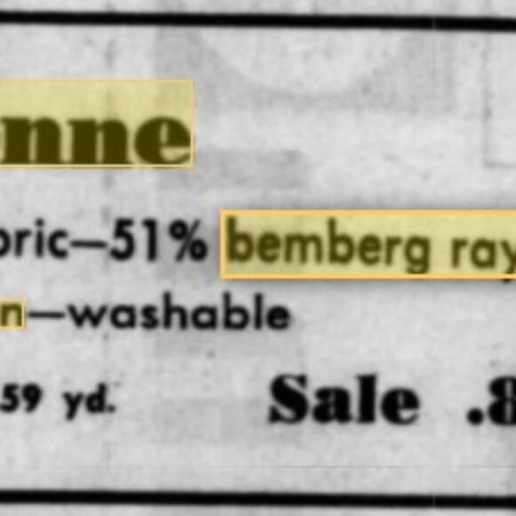 Vintage 60s Carlye union made mod shift dress, SiBonne lining, size 12 - Picture 15 of 15